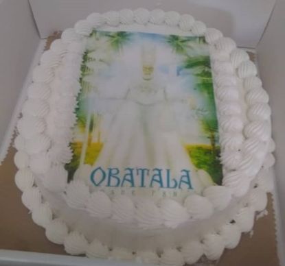 Imagen de Cake Vainilla con Crema de chocolate OBATALA
